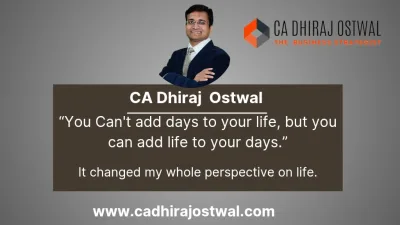 CA Dhiraj Ostwal logo