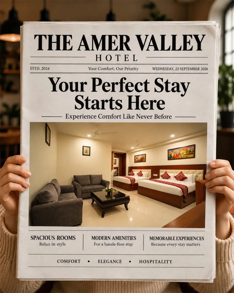 The Amer Valley Hotel – Jaipur