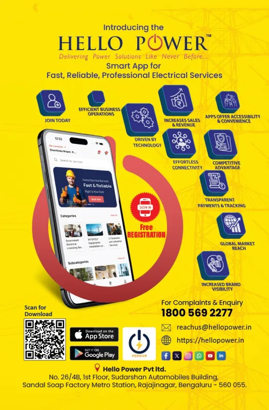 Hello Power Smart App – Fast, Reliable & Professional Electrical Services