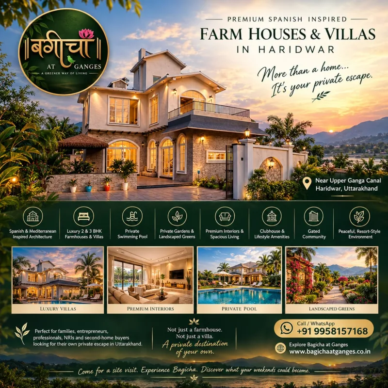 Bagicha at Ganges | Farm Houses in Haridwar