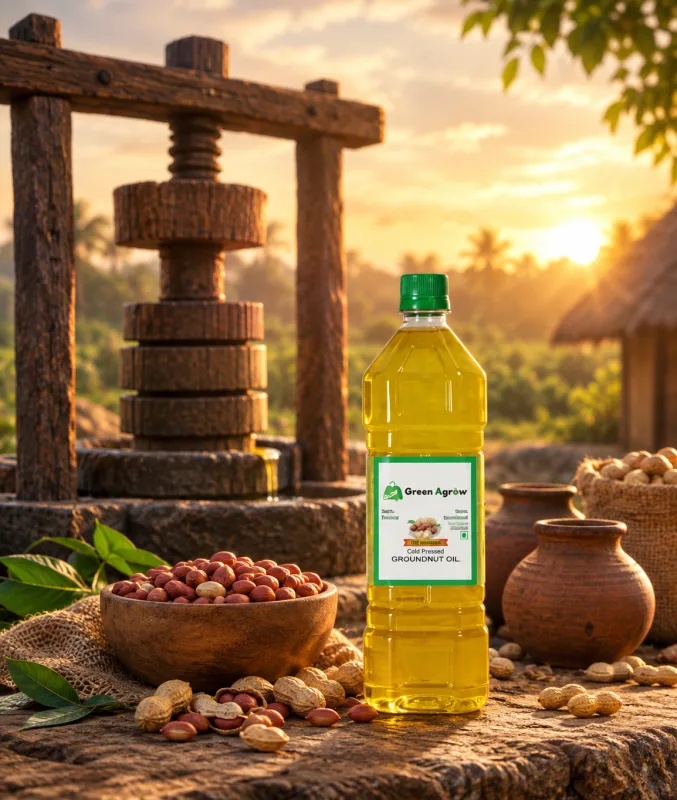 Cold Press premium Ground Nut Oil
