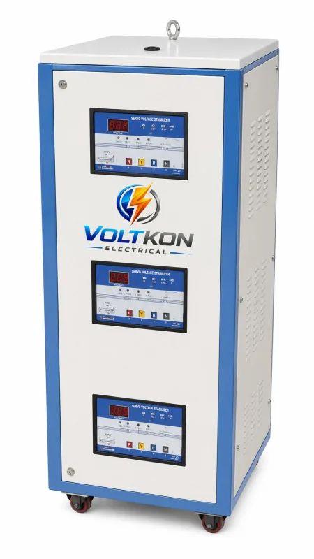 Three Phase, Air Cooled, Servo Voltage Stabilizer